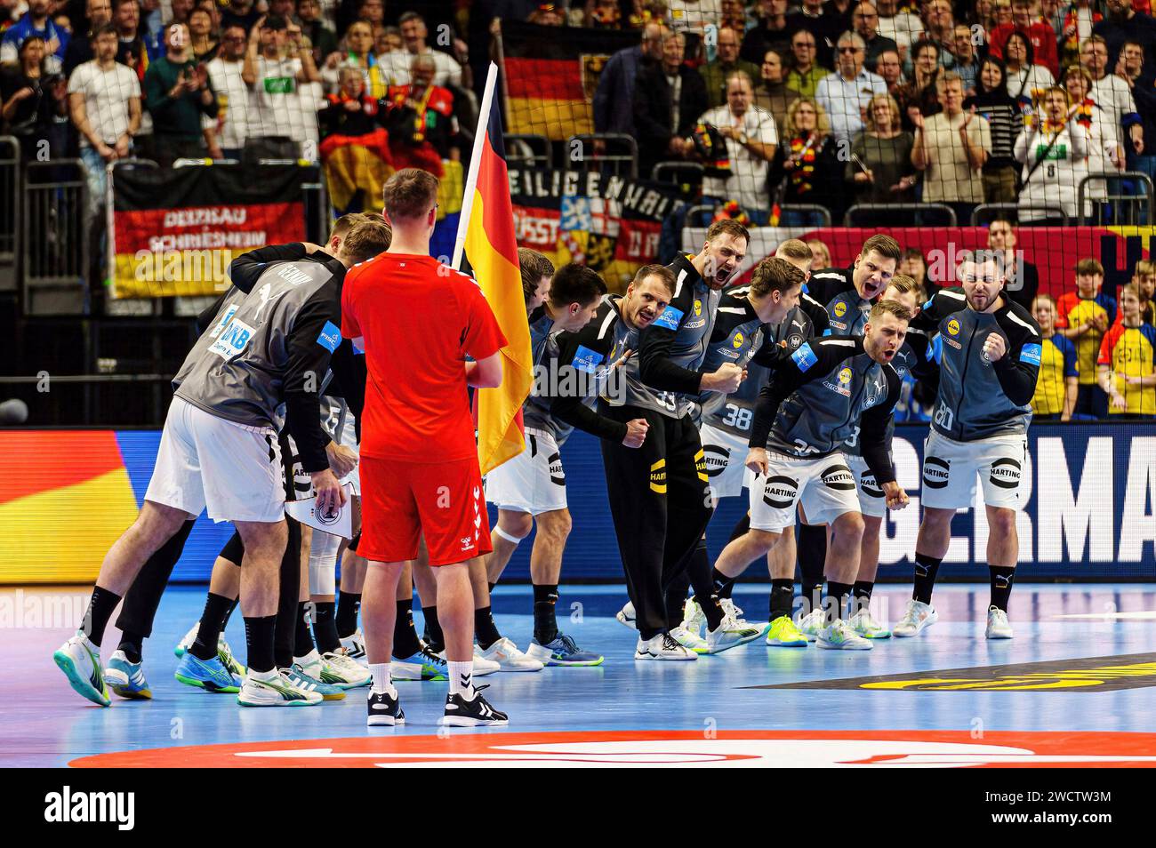 Berlin, Deutschland. 16th Jan, 2024. Deutschland GER, Frankreich vs