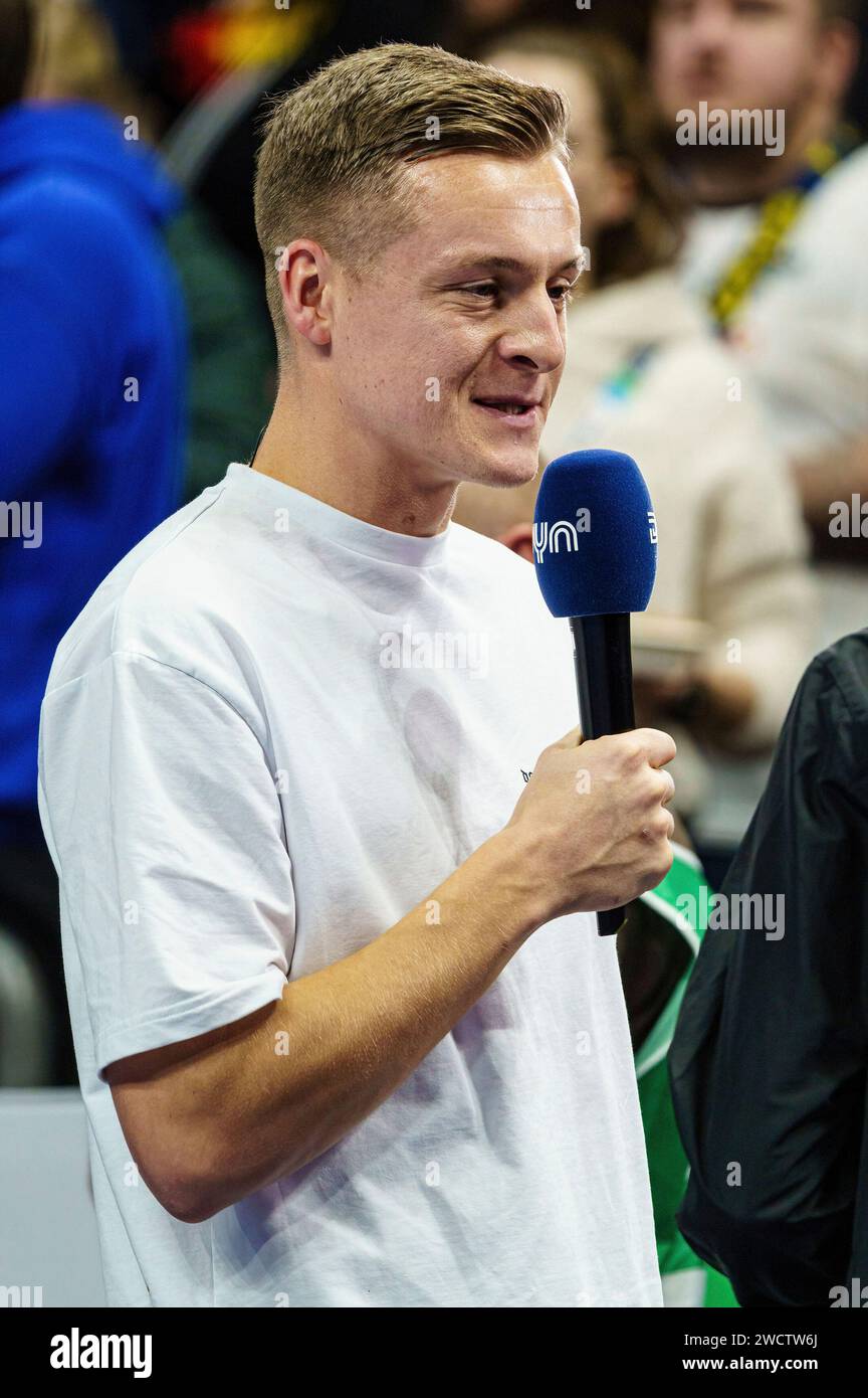 Berlin, Deutschland. 16th Jan, 2024. Felix Kroos GER, Frankreich vs