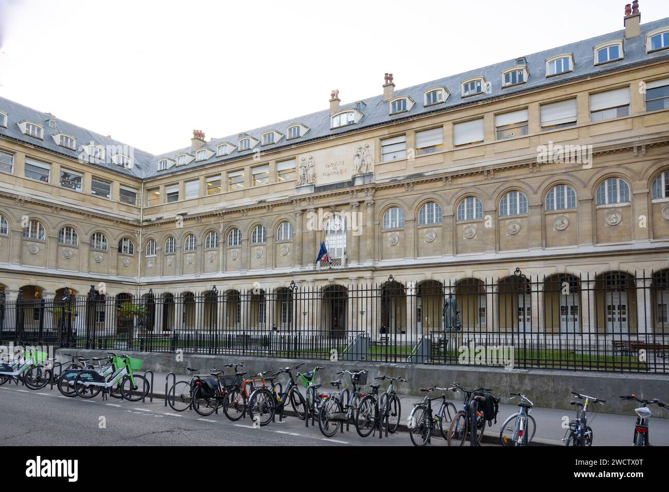 Paris, France, Faculté de pharmacie (English, faculty of pharmacy) of University of paris in 6th arrondissement of Paris, Editorial only. Stock Photo