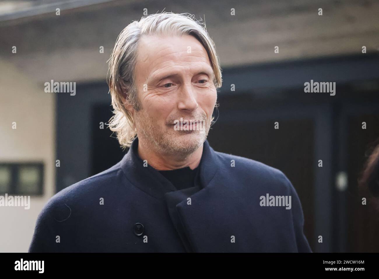 Milan, Italy. 15th Jan, 2024. Mads Mikkelsen is attending the Milan
