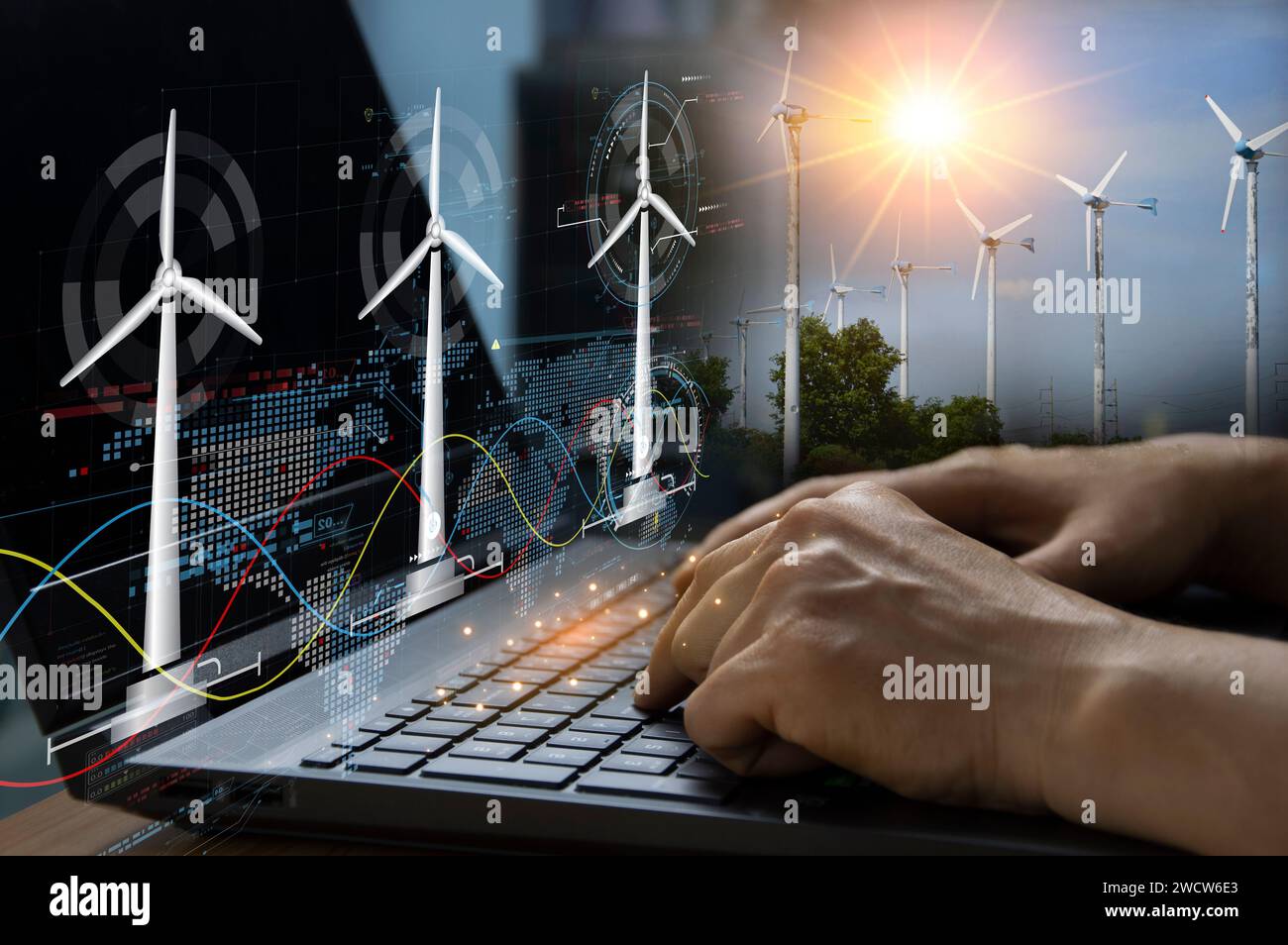 Concepts, control and use of clean energy, renewable energy Energy ...