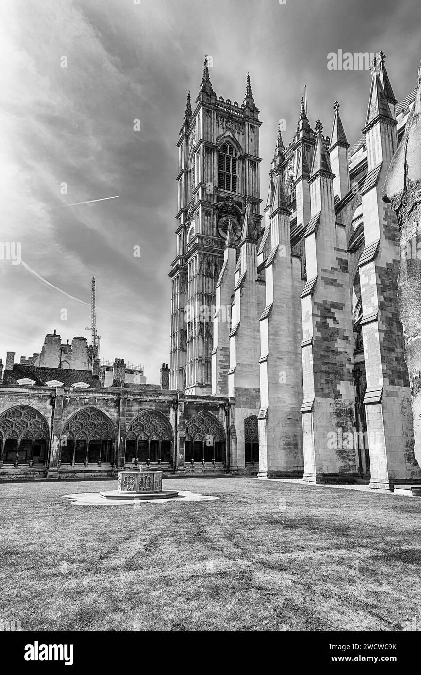 The Cloister of Westminster Abbey, traditional place of coronation and