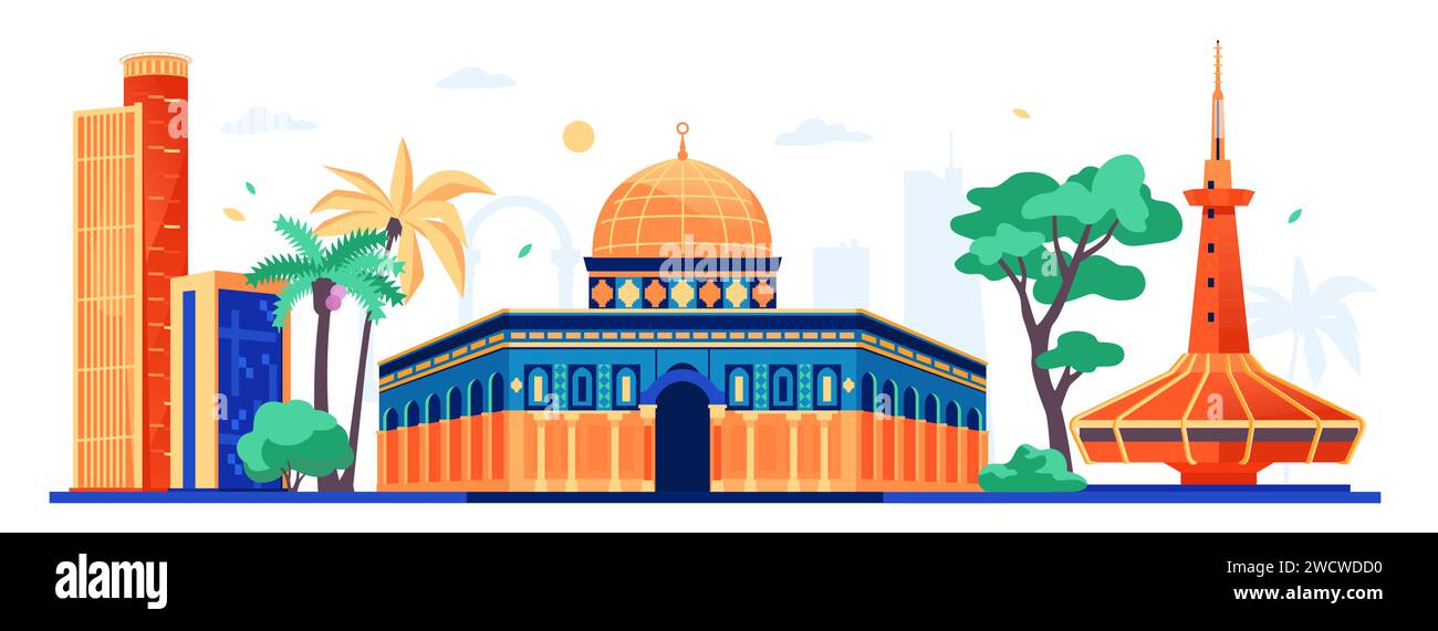 Vector Plus Israel The treasure of jerusalem Stock Vector Images - Alamy