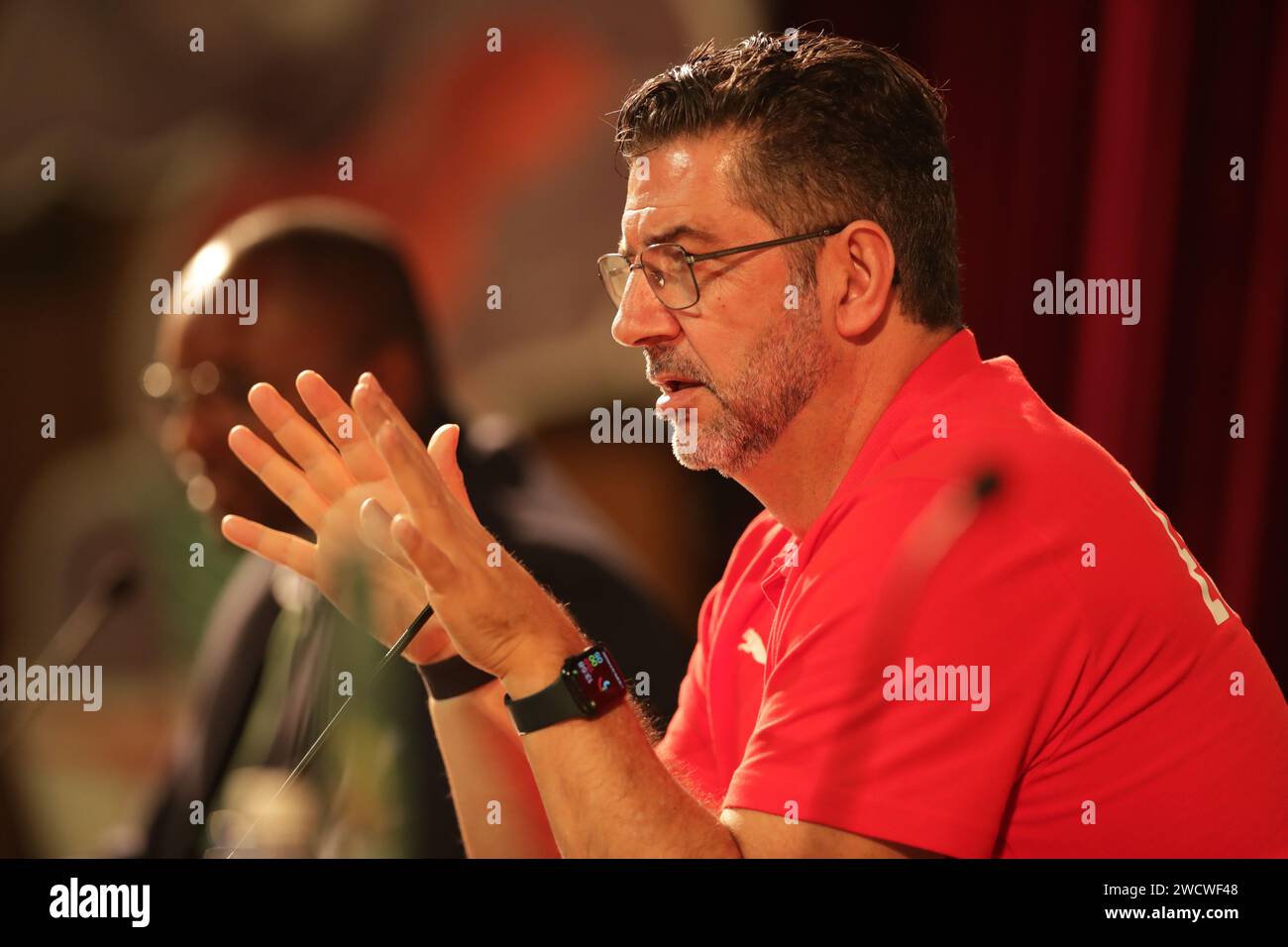 Abidjan, Nigeria. 17th Jan, 2024. Egypt vs Ghana press conference