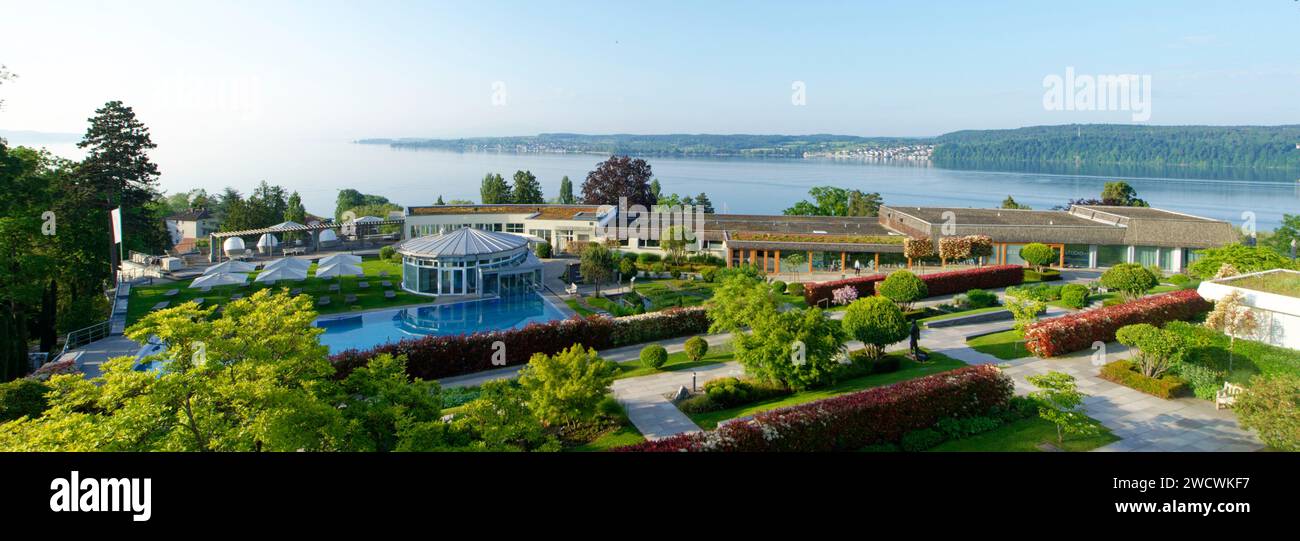 Germany, Baden Wurttemberg, Lake Constance (Bodensee), Ueberlingen, Buchinger Wilhelmi clinic Stock Photo