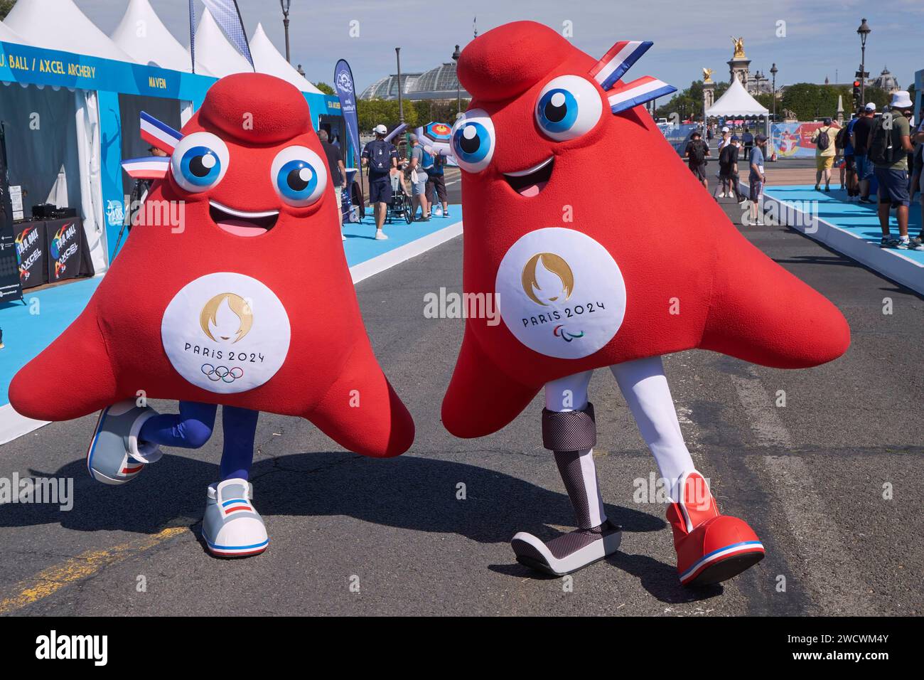 France, Paris, Esplanade des Invalides, Archery World Cup and tests in