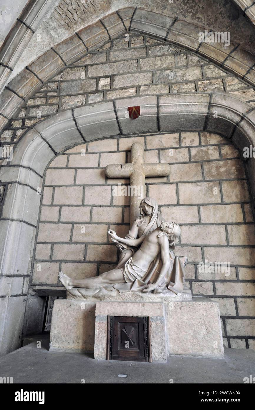 France, Haute Saone, Marnay, Saint Symphorien church dated 12th century