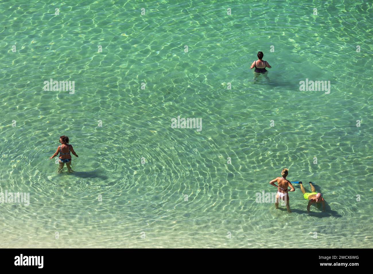 France, Var, Bandol, Renecros beach Stock Photo