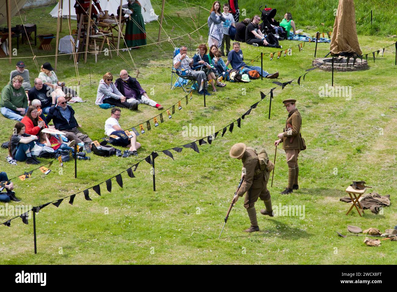 28th May 2024. Castle Rising, Norfolk, England. Soldiers Through The ...