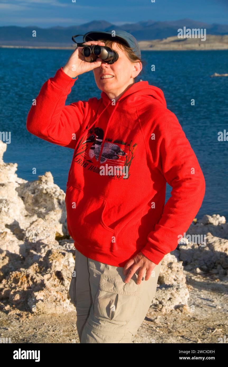 Birding at South Tufa, Mono Basin National Forest Scenic Area, Mono