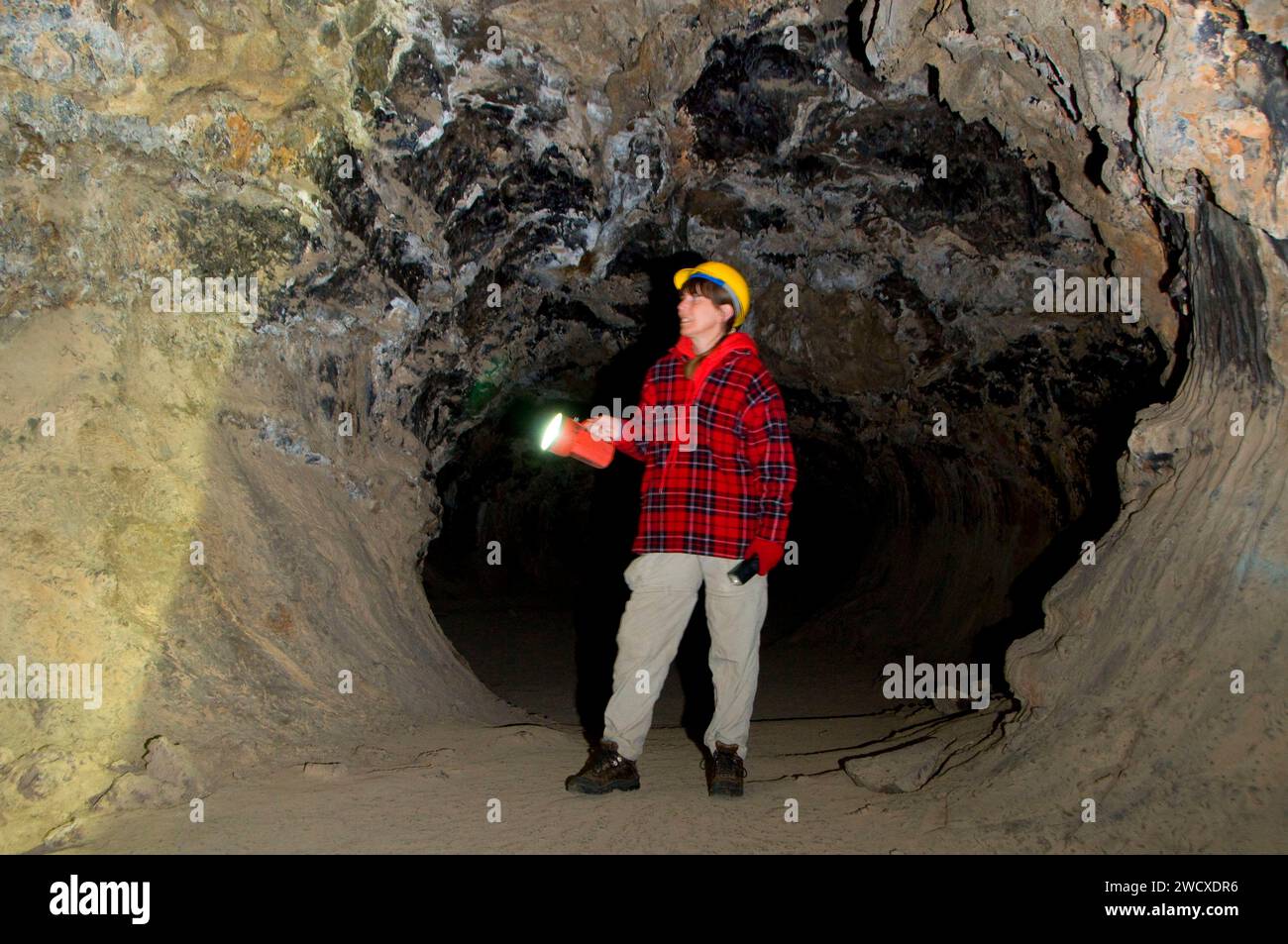 Cave, Lava Beds National Monument, California Stock Photo Alamy