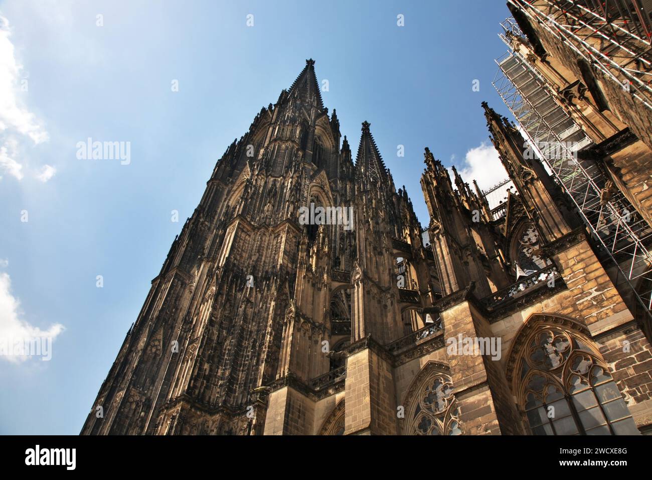 High Cathedral Of Saint Peter In Cologne (Koln). Germany Stock Photo ...