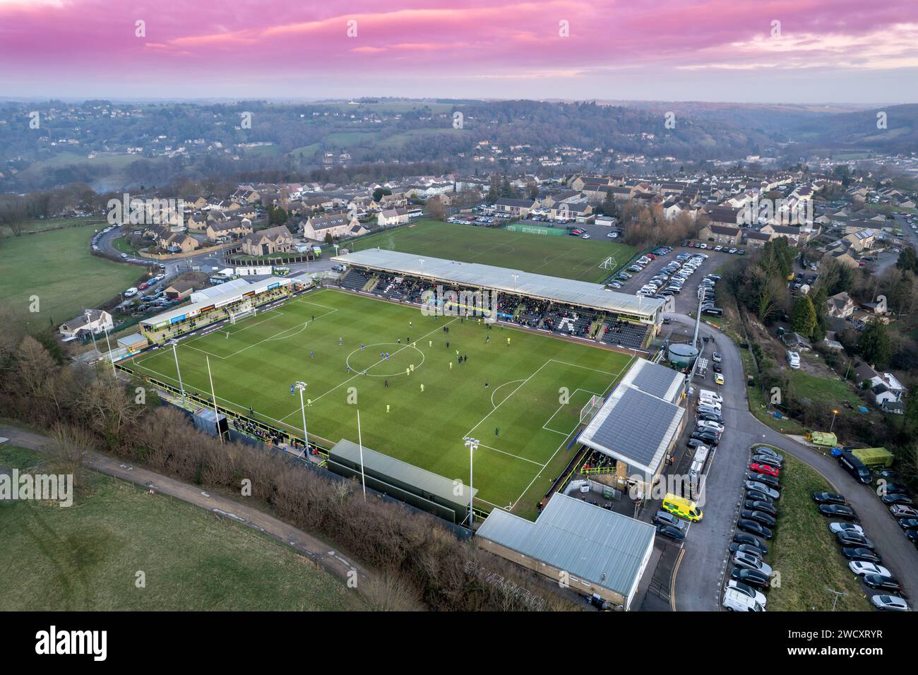 The New Lawn in Nailsworth, Gloucestershire home of football club ...