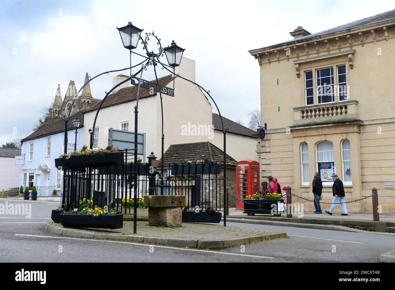 The 'Pump & Canopy' in Thornbury in South Gloucestershire, UK Stock Photo