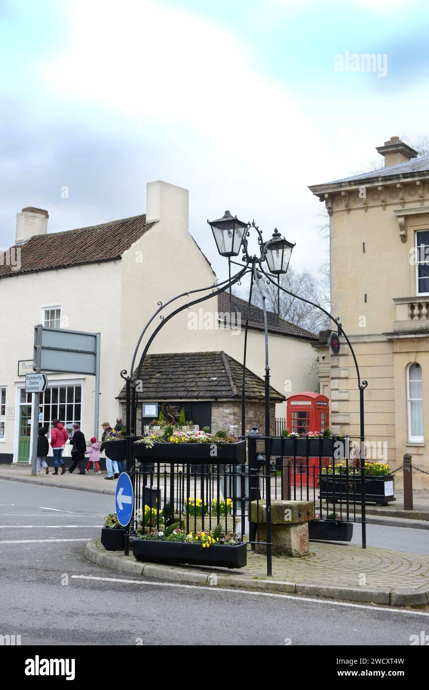 The 'Pump & Canopy' in Thornbury in South Gloucestershire, UK Stock Photo