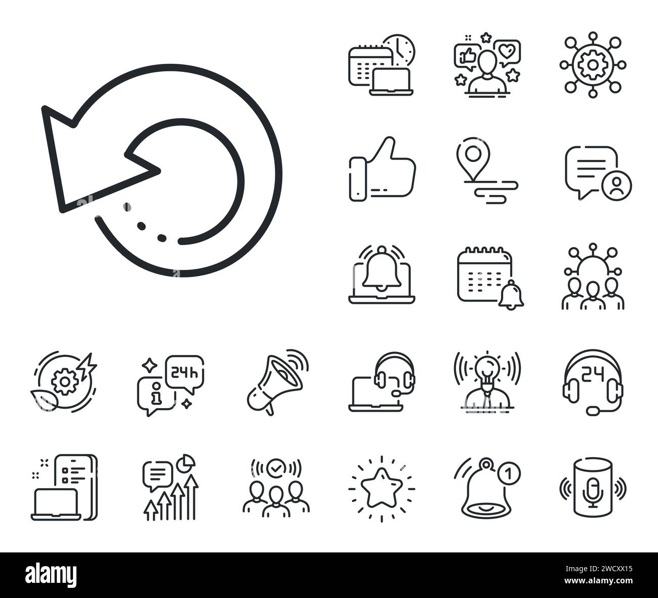 Bell rotation stock vector images alamy