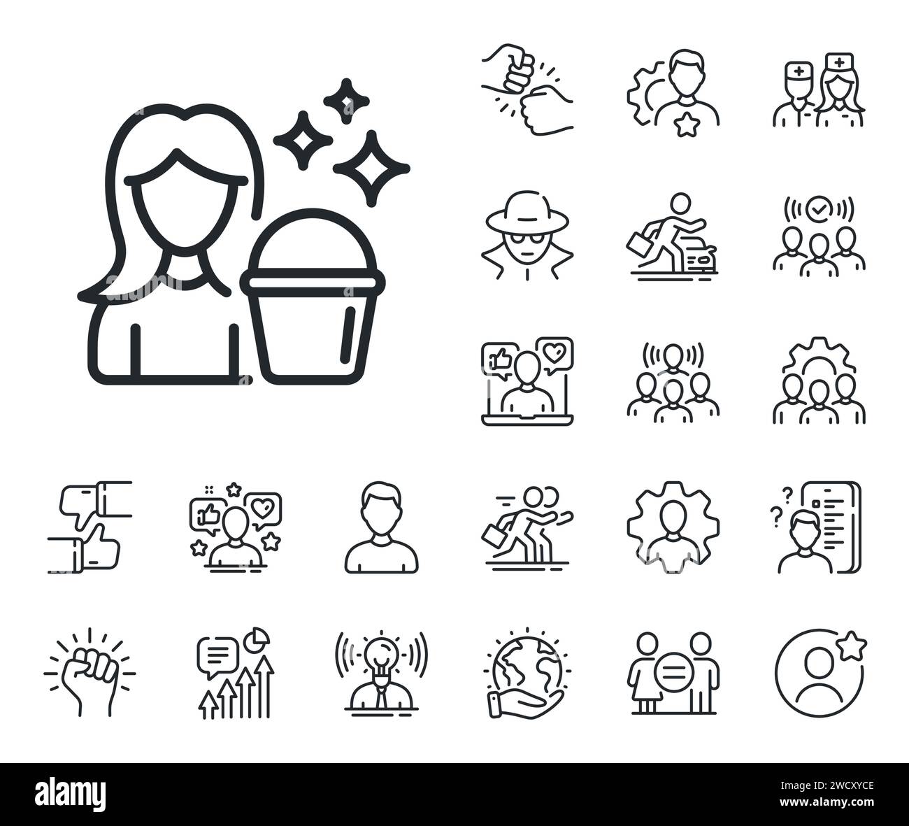Leader bucket Stock Vector Images - Alamy