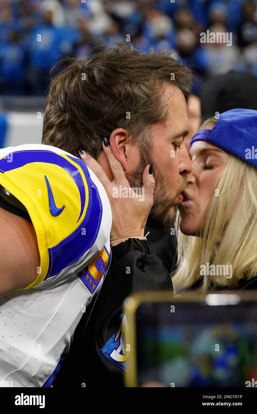Stunning Matthew Stafford's Wife Kelly Stafford Reacts To Rams' Run In Nfl Playoffs Capture Art Stunning Matthew Stafford's Wife Kelly Stafford Reacts To Rams' Run In Nfl Playoffs Capture Art