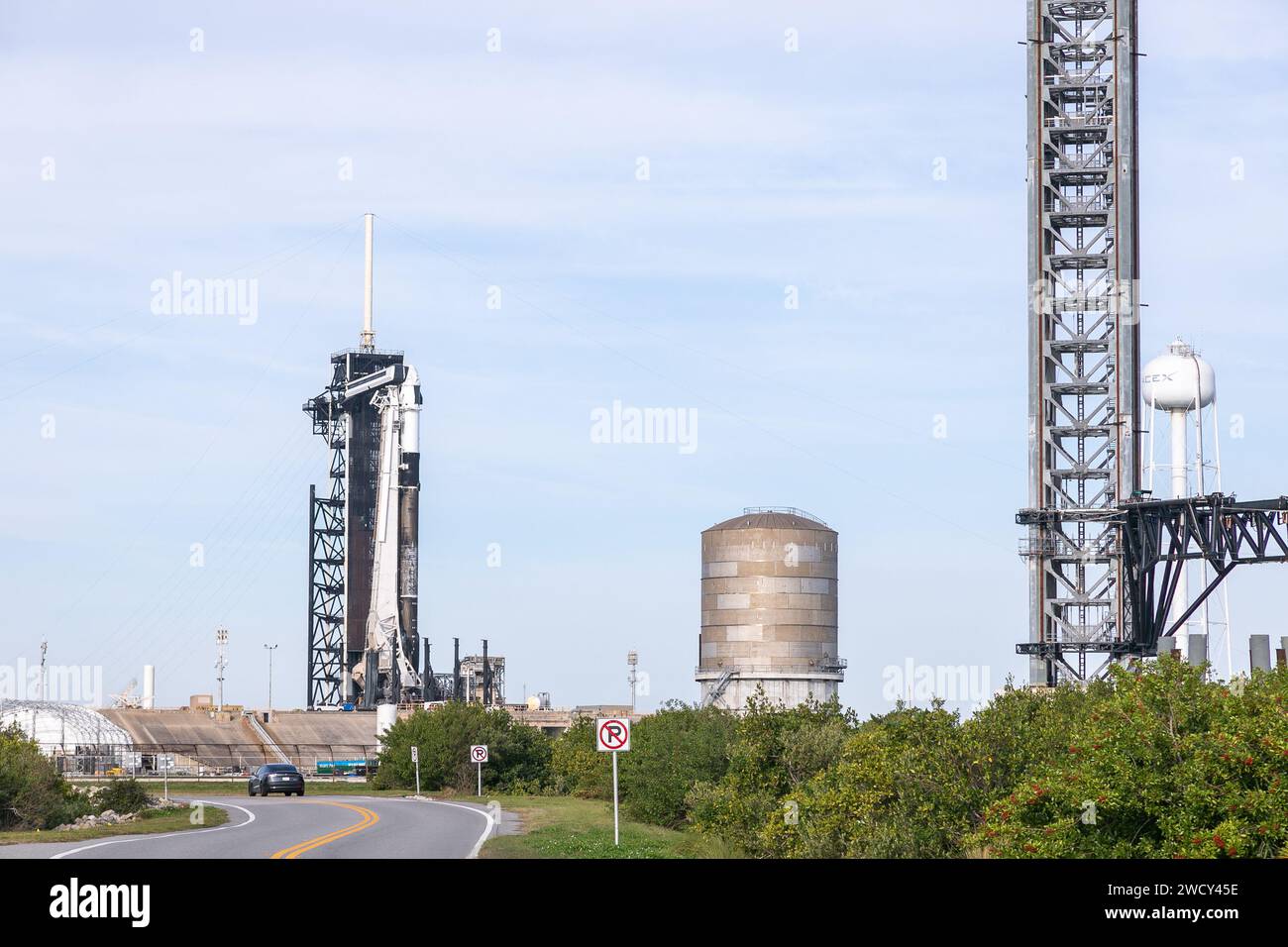 Brevard County, USA. 17th Jan, 2024. SpaceX Axiom 3 photos around the(04)