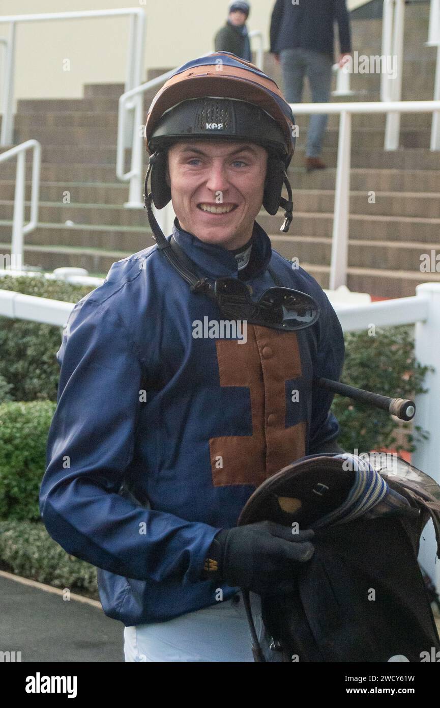 Ascot, Berkshire, UK. 22nd December, 2023. Jockey Niall Houlihan after