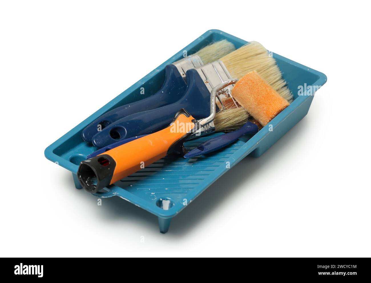 Used paint rollers hi-res stock photography and images - Alamy