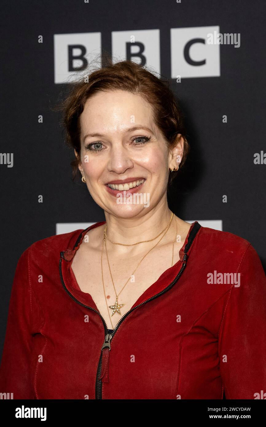 London, UK. 17 January 2025. Katherine Parkinson at a cast photocall at