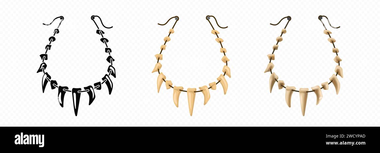 Wolf Shark Tooth Necklace for Women Men Vintage Long Chain Spear Wolf Dog  Animal Teeth Leather Necklace Bohemian Tribal Ethnic Jewelry | Amazon.com