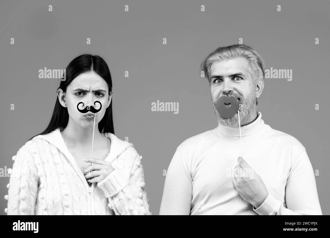 Gender concept. Identity transgender, gender stereotypes. Couple of