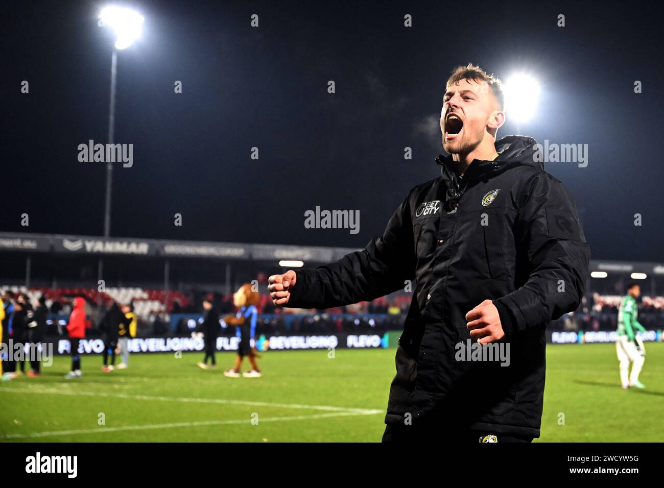 ALMERE Kaj Sierhuis of Fortuna Sittard after the TOTO KNVB Cup match between Almere City FC ALMERE Kaj Sierhuis of Fortuna Sittard after the TOTO KNVB Cup match between Almere City FC