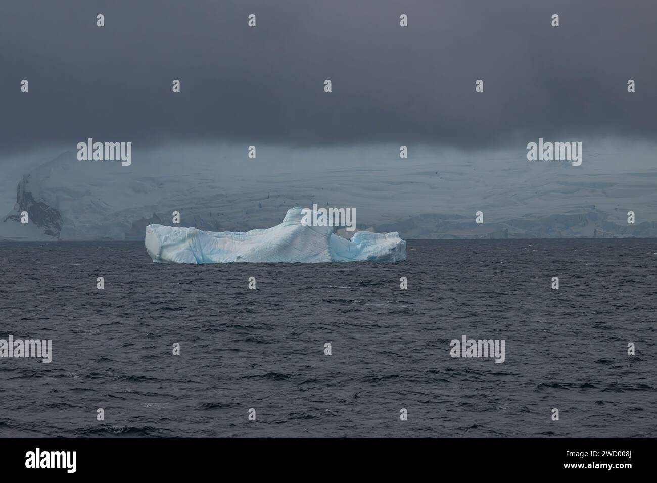 Icebergs Brialmont Cove, Antarctica, Antarctic Peninsula, Numerous ...