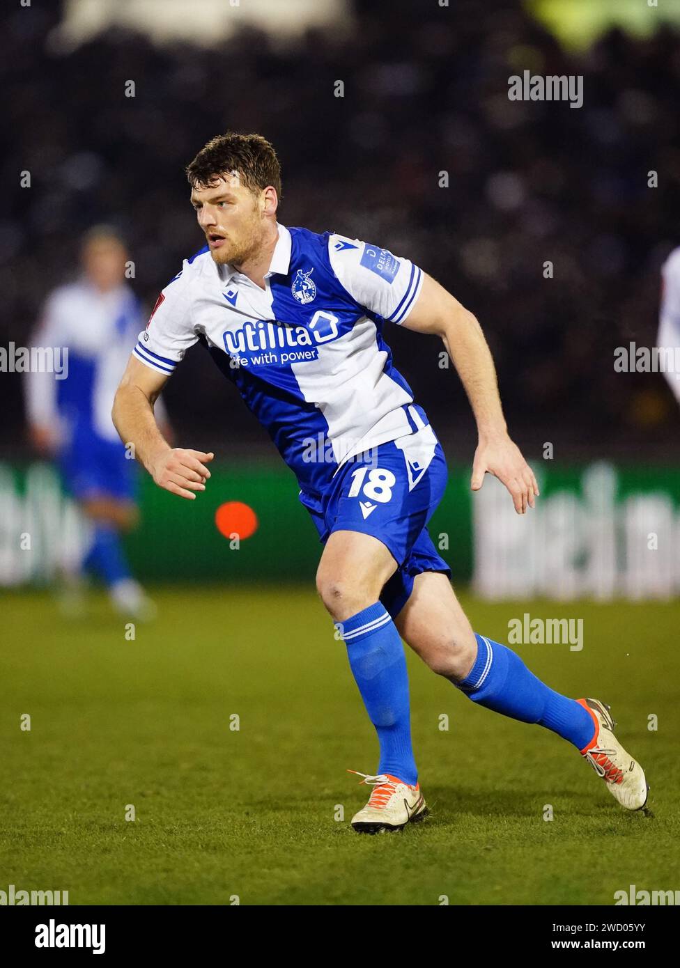 Bristol Rovers' Chris Martin during the Emirates FA Cup Third Round ...
