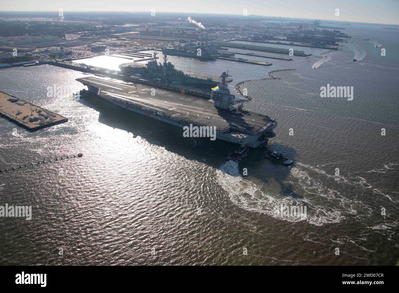 The world’s largest aircraft carrier USS Gerald R. Ford (CVN 78 ...