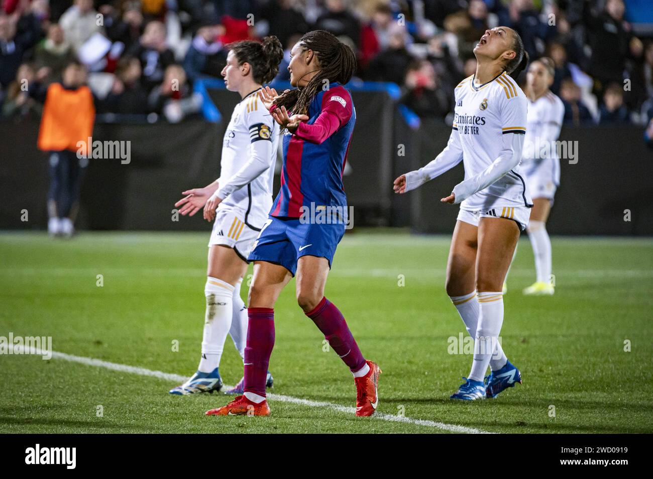 Leganes, Spain. 17th Jan, 2024. Salma Paralluelo of Barcelona seen