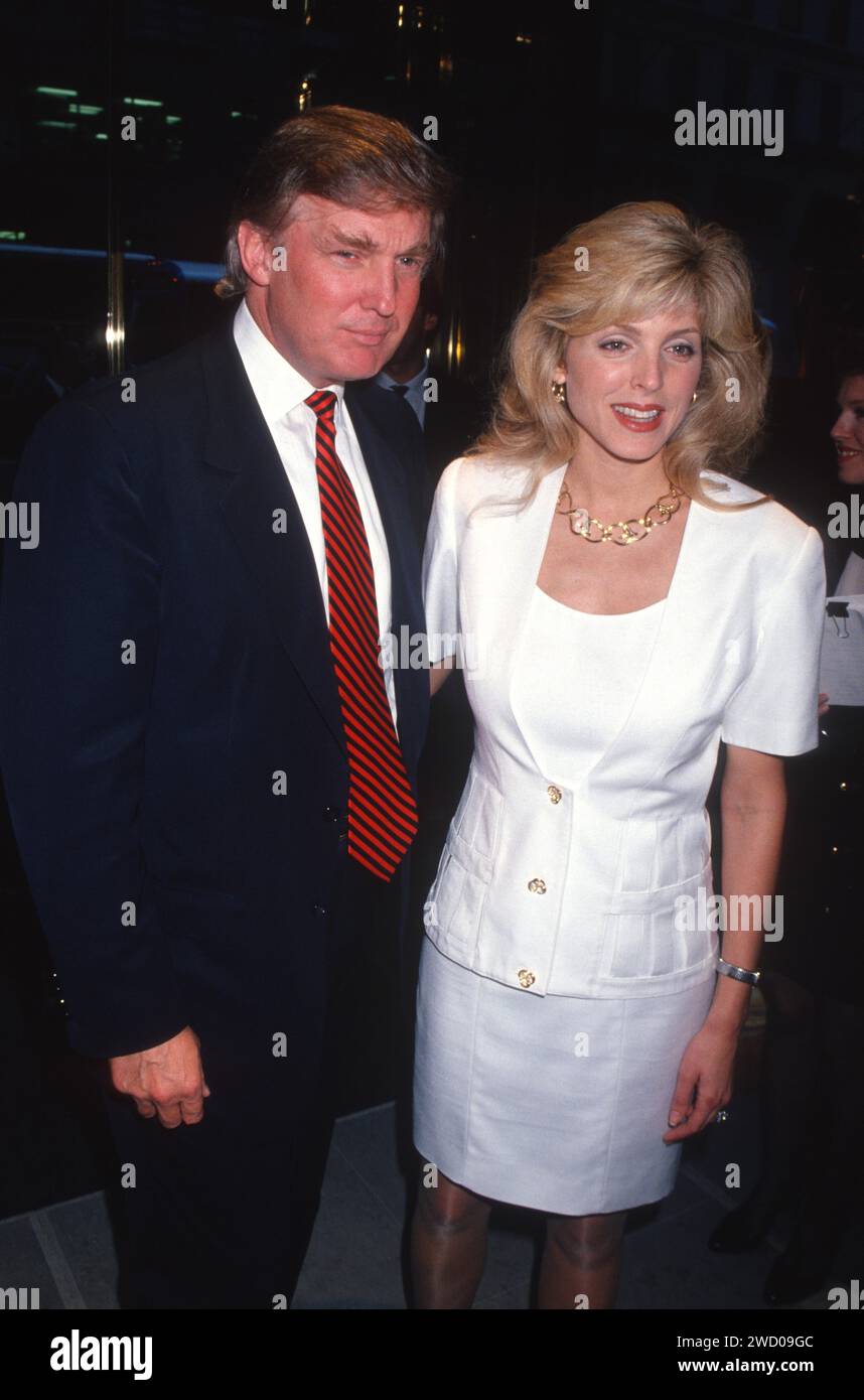 1994 Donald Trump Marla Maples John Barrett/PHOTOlink.net Stock Photo