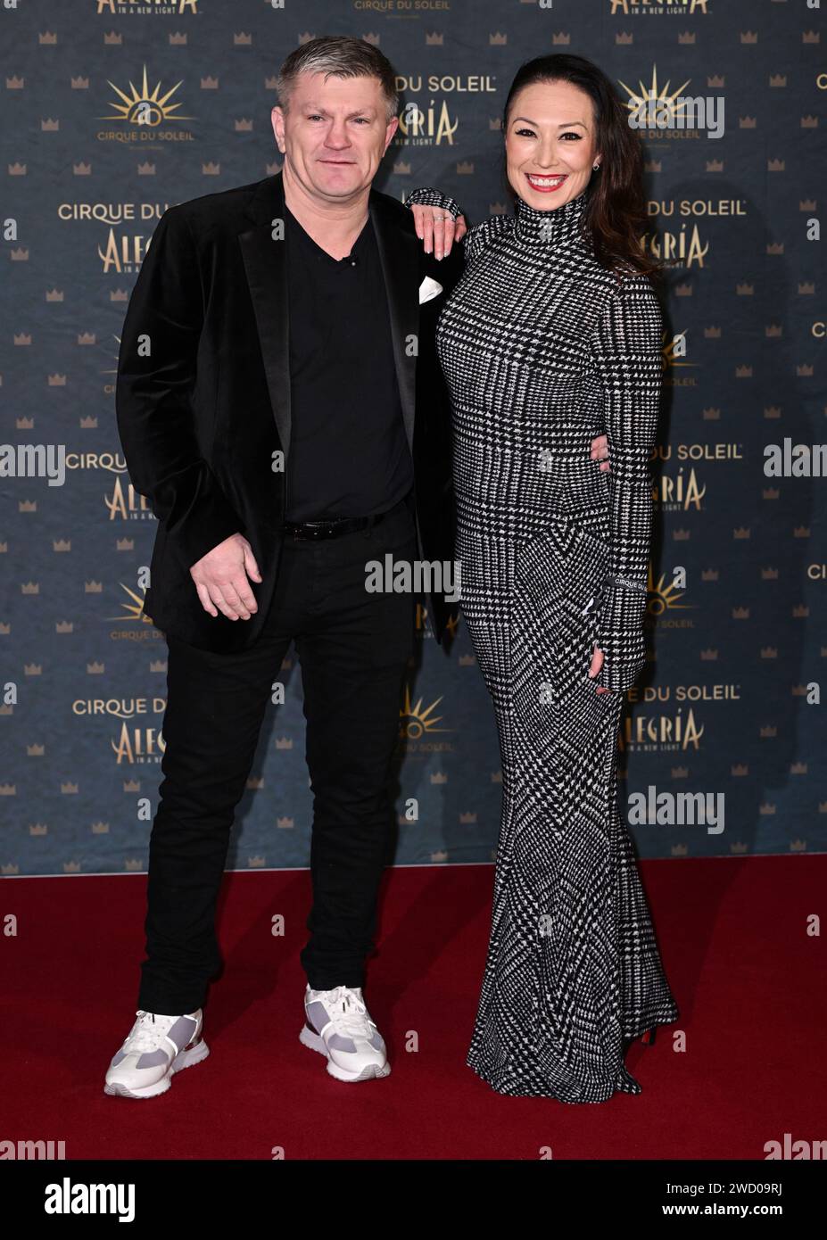 London, UK. January 17th, 2024. Ricky Hatton and Robin Johnstone