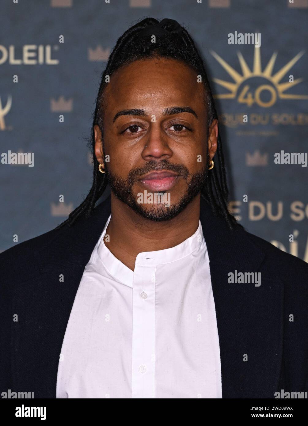London, UK. January 17th, 2024. Bradley McIntosh arriving at the European Premiere of Cirque du