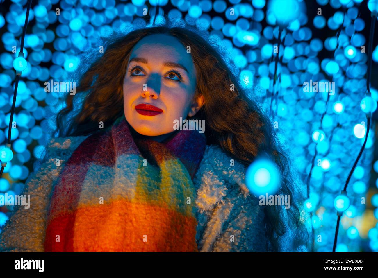 London, UK. 17th January 2024. Canary Wharf Winter Lights Festival