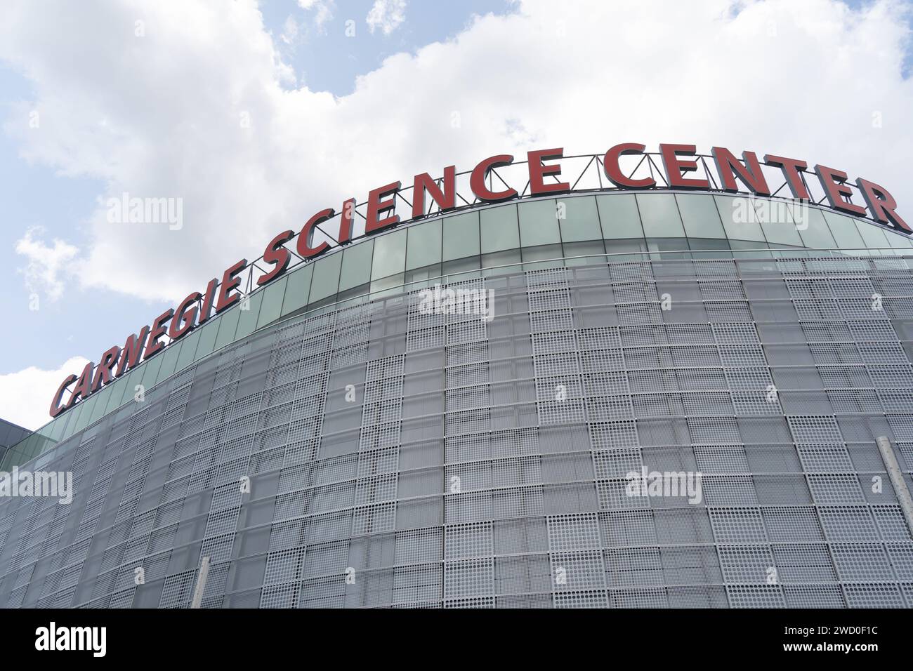 Pittsburgh, Pennsylvania – July 22, 2023: Carnegie Science Center located in the North Shore neighborhood of Pittsburgh Stock Photo