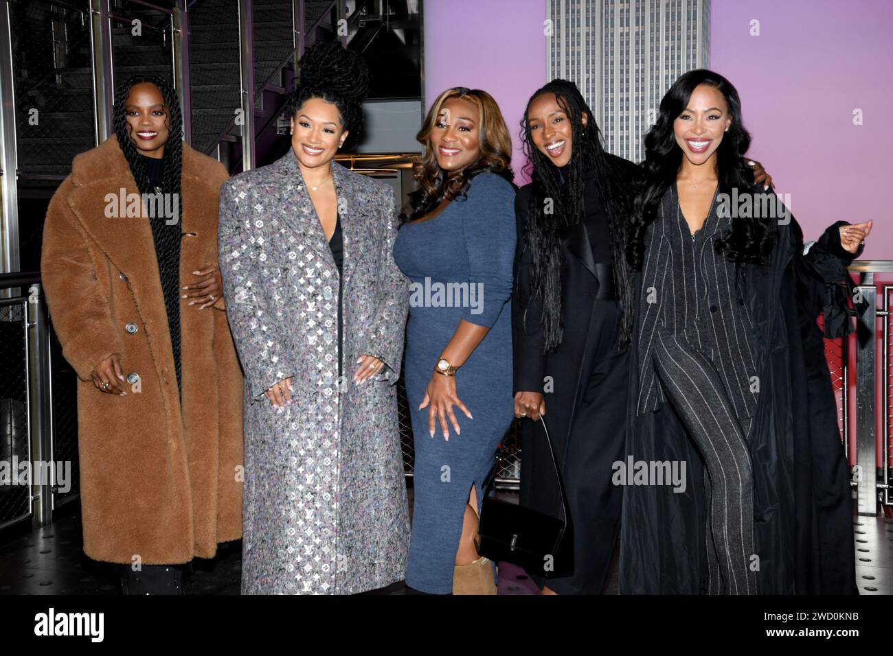 New York, USA. 17th Jan, 2024. Novi Brown, Crystal Renee Hayslett