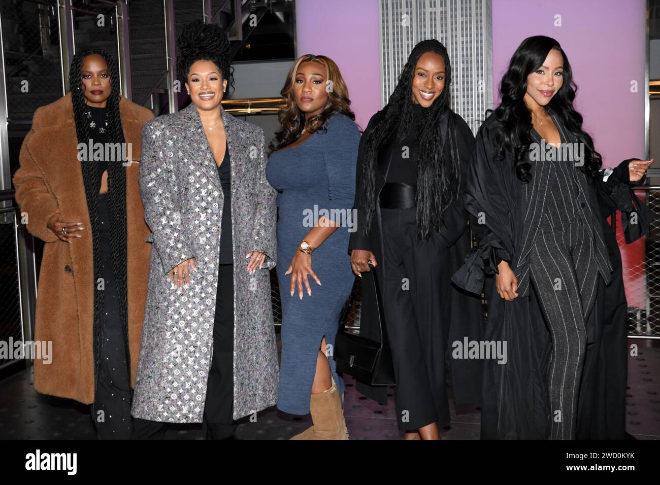 New York, USA. 17th Jan, 2024. Novi Brown, Crystal Renee Hayslett