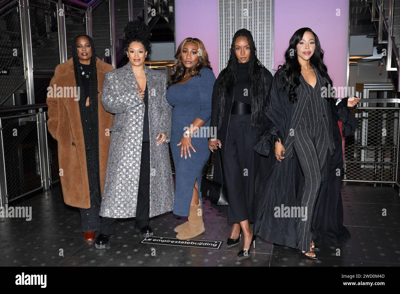 New York, USA. 17th Jan, 2024. Novi Brown, Crystal Renee Hayslett