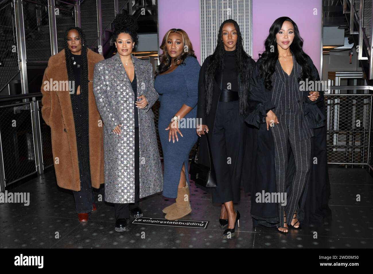 New York, USA. 17th Jan, 2024. Novi Brown, Crystal Renee Hayslett