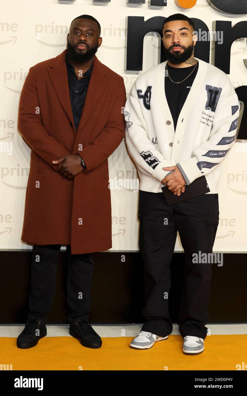 London, UK. 17th Jan, 2024. Fuhad Dawodu and James Duncan attend the Mr