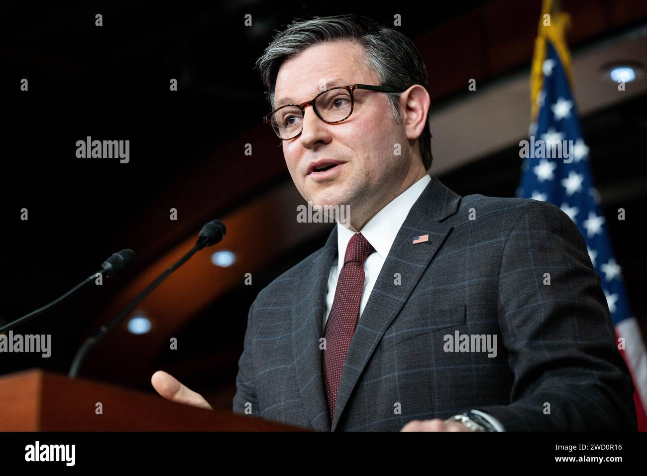 Washington, United States. 17th Jan, 2024. House Speaker Mike Johnson