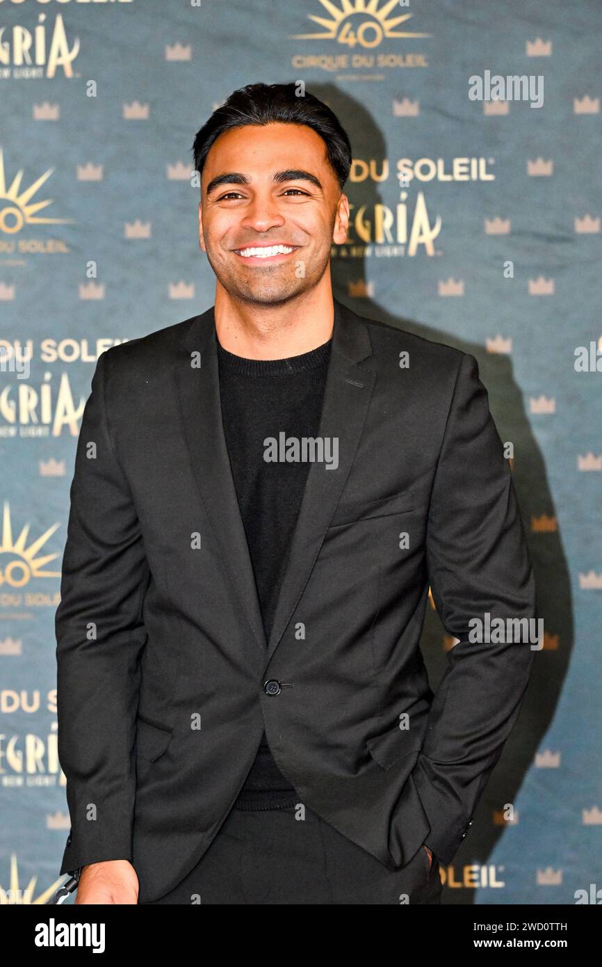 London, UK. 17th Jan, 2024. Nas Majeed on the Red Carpet arrivals for