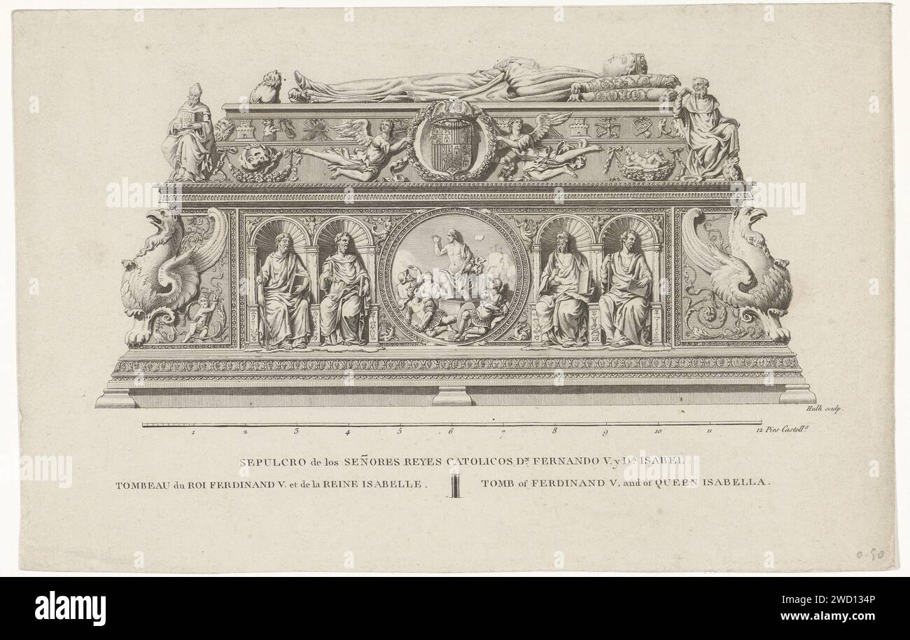 Tomb for Ferdinand II The Catholic, king of Aragón and Isabella I the Catholic, Queen of Castile