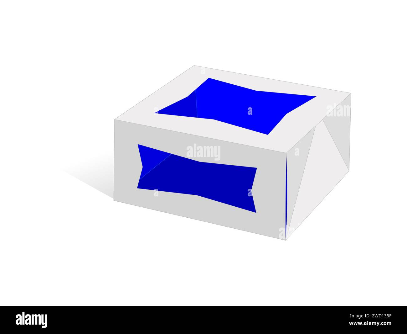 Pie Box, 3d box, Vector File Stock Vector Image & Art - Alamy