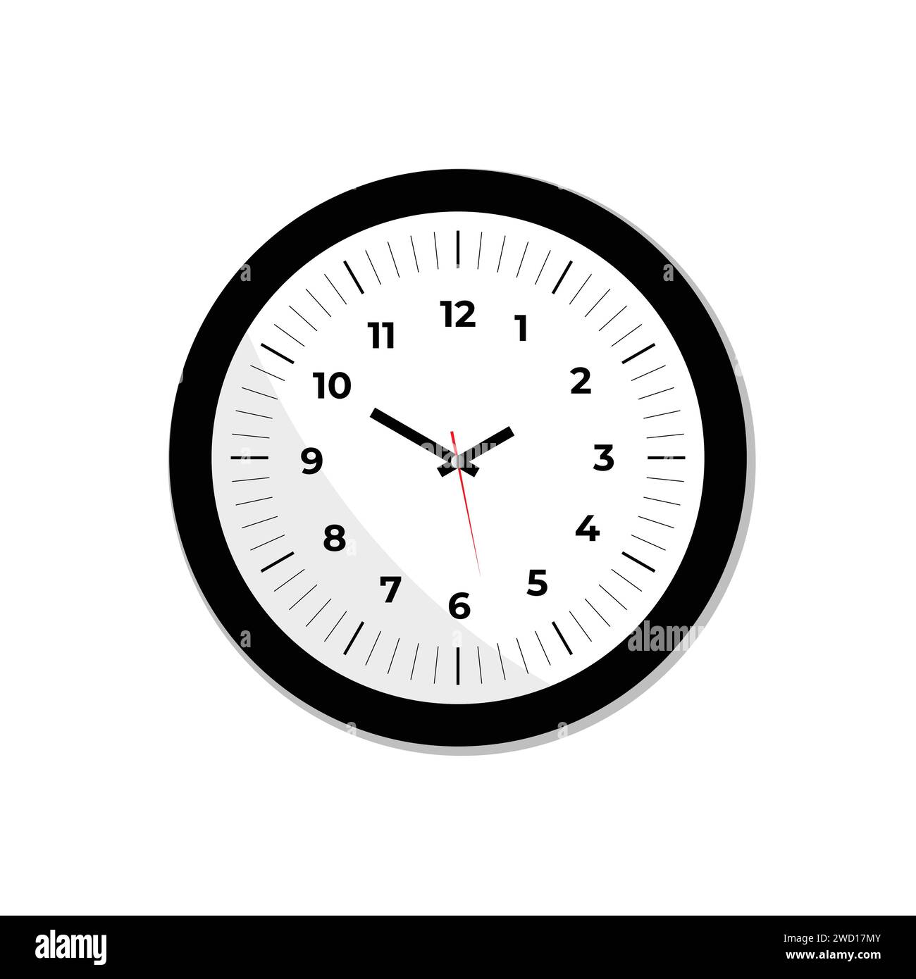 Vector clock vector vectors hi-res stock photography and images - Alamy