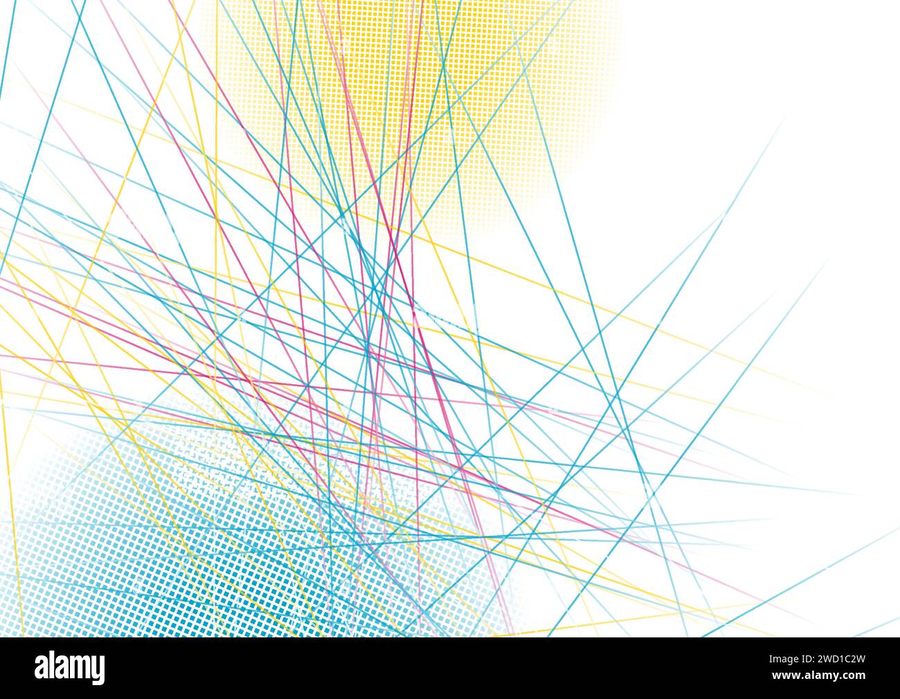 Colorful lines and dots abstract minimal background. Vector design ...