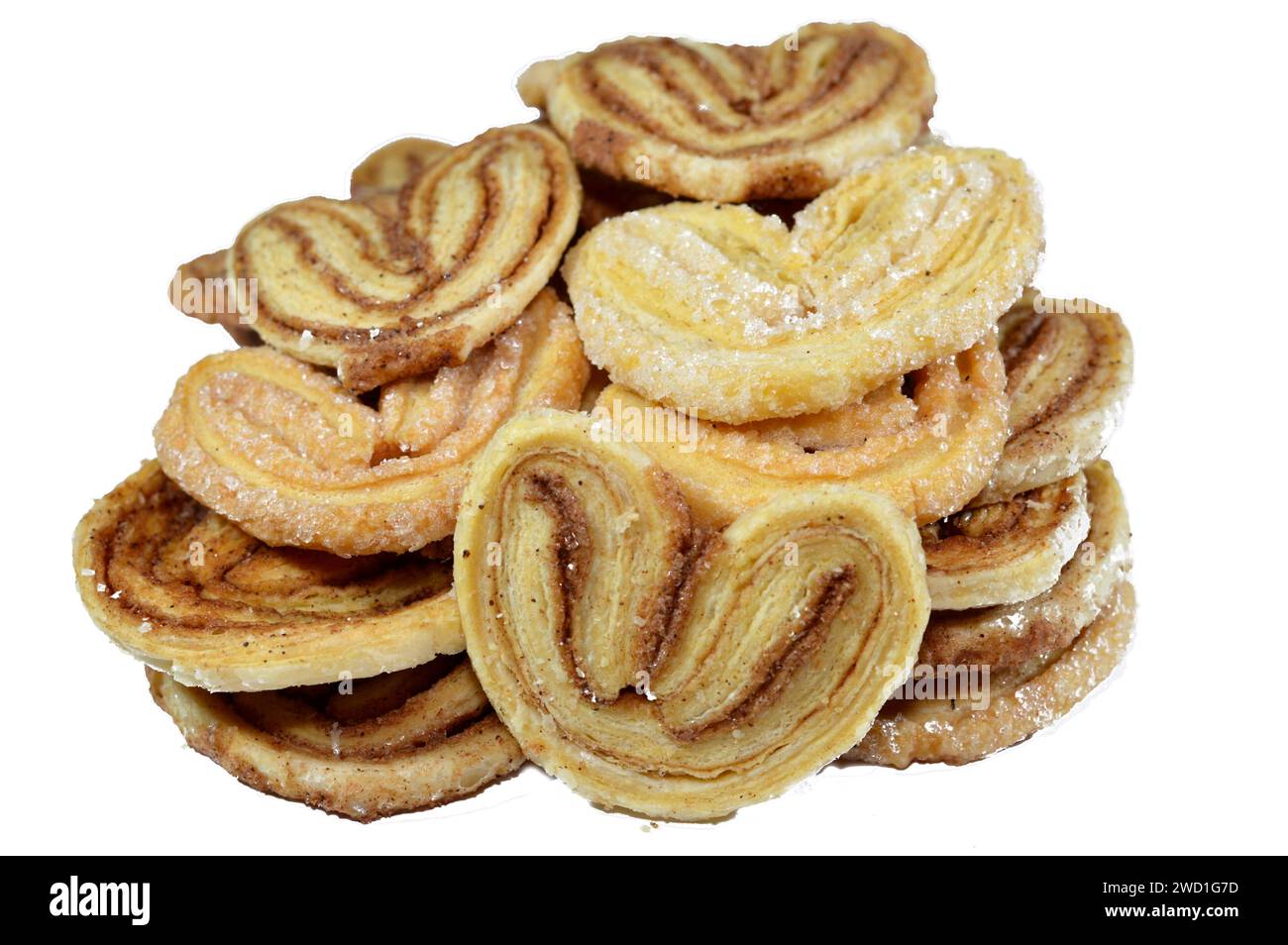 palmier, short for feuille de palmier 'palm tree leaf, French hearts